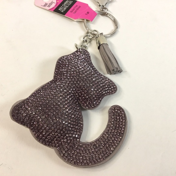 NWT, Bling Cat Keychain/Purse Adornment - Picture 2 of 8